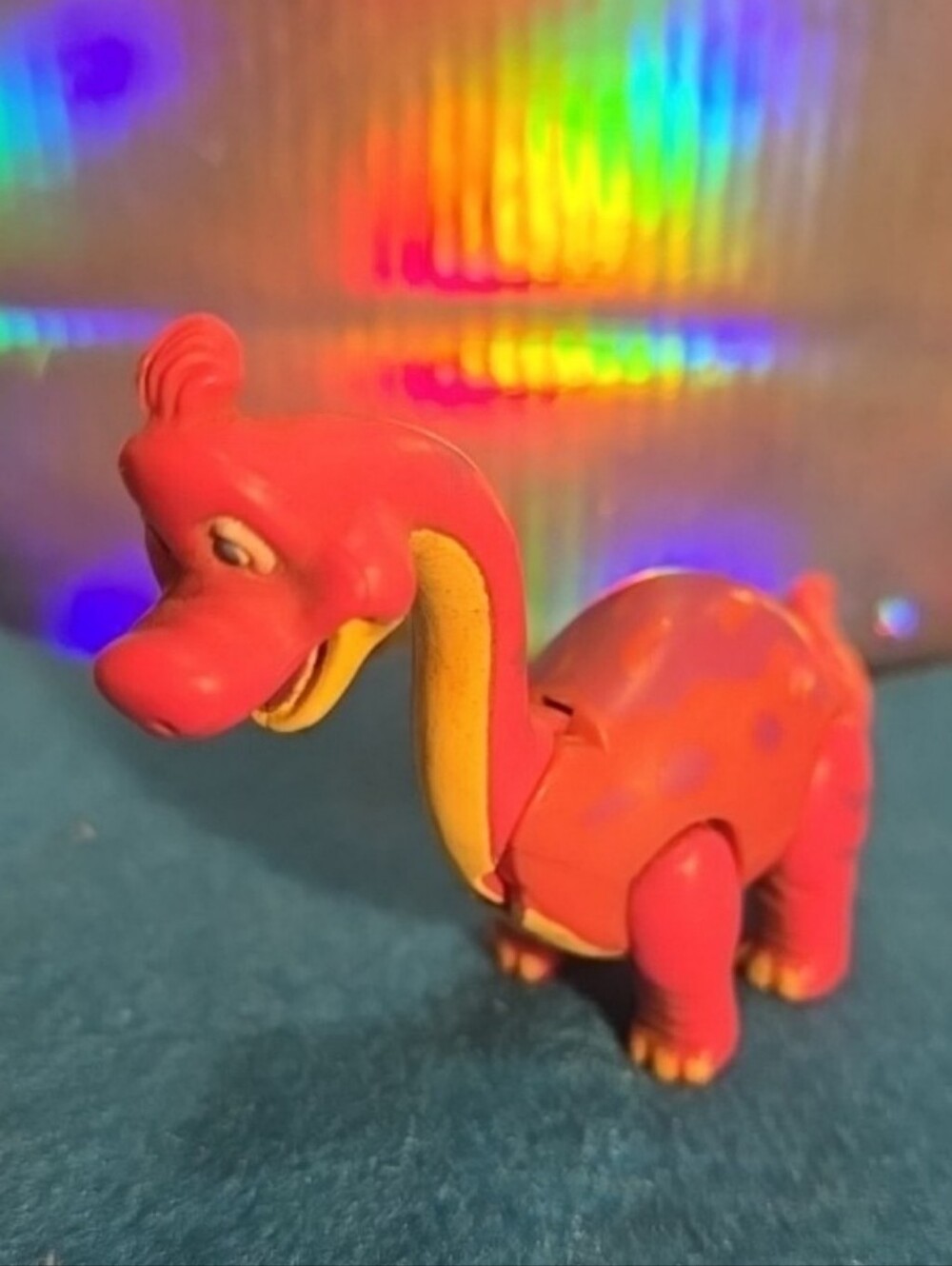 060426 Downtown Disney T-Rex Cafe Restaurant Pink Brachiosaurus Action Figure. S